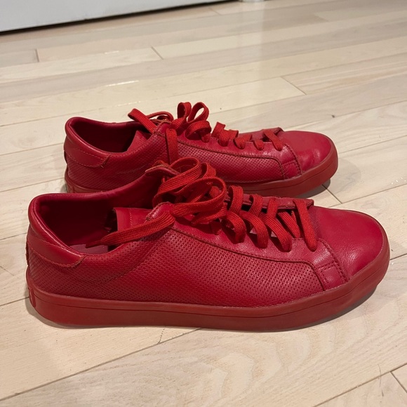 Red Adidas Sneakers - Picture 1 of 3